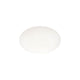 Clio Schirm Abdeckung, elegante und moderne Lampenabdeckung in weißem Glas, ideal für stilvolle Beleuchtung.