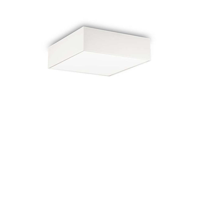 Deckenlampe Ritz 4-flammig 50 x 50cm Weiß, Chrom  Ideal Lux   