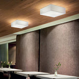 Plafond Ritz 4-Flame 50 x 50 cm blanc, chrome