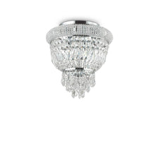Dubai 3-light ceiling light in chrome with an elegant design and crystal accents for stylish lighting.