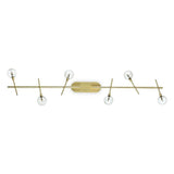 Deckenleuchte Maracas 6-flg. Messing