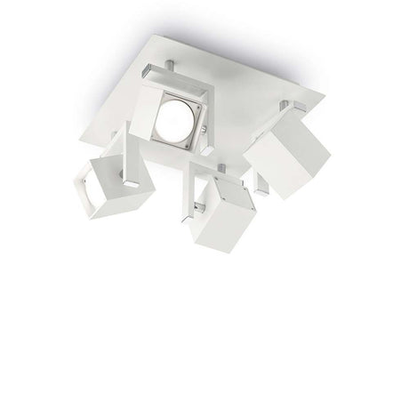 Deckenleuchte Mouse Pl4 Weiß - moderne und schlichte Deckenleuchte mit mehreren Lichtquellen in Weiß.