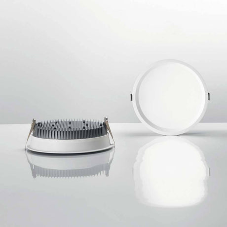 Deep LED Einbauleuchte Weiß – moderne LED Deckenleuchte in Weiß für stilvolle Beleuchtung.