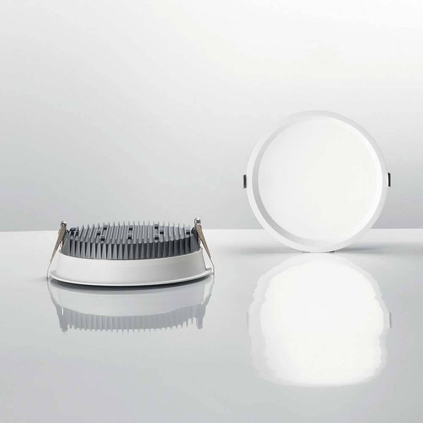 Deep LED Einbauleuchte Weiß – moderne LED Deckenleuchte in Weiß für stilvolle Beleuchtung.