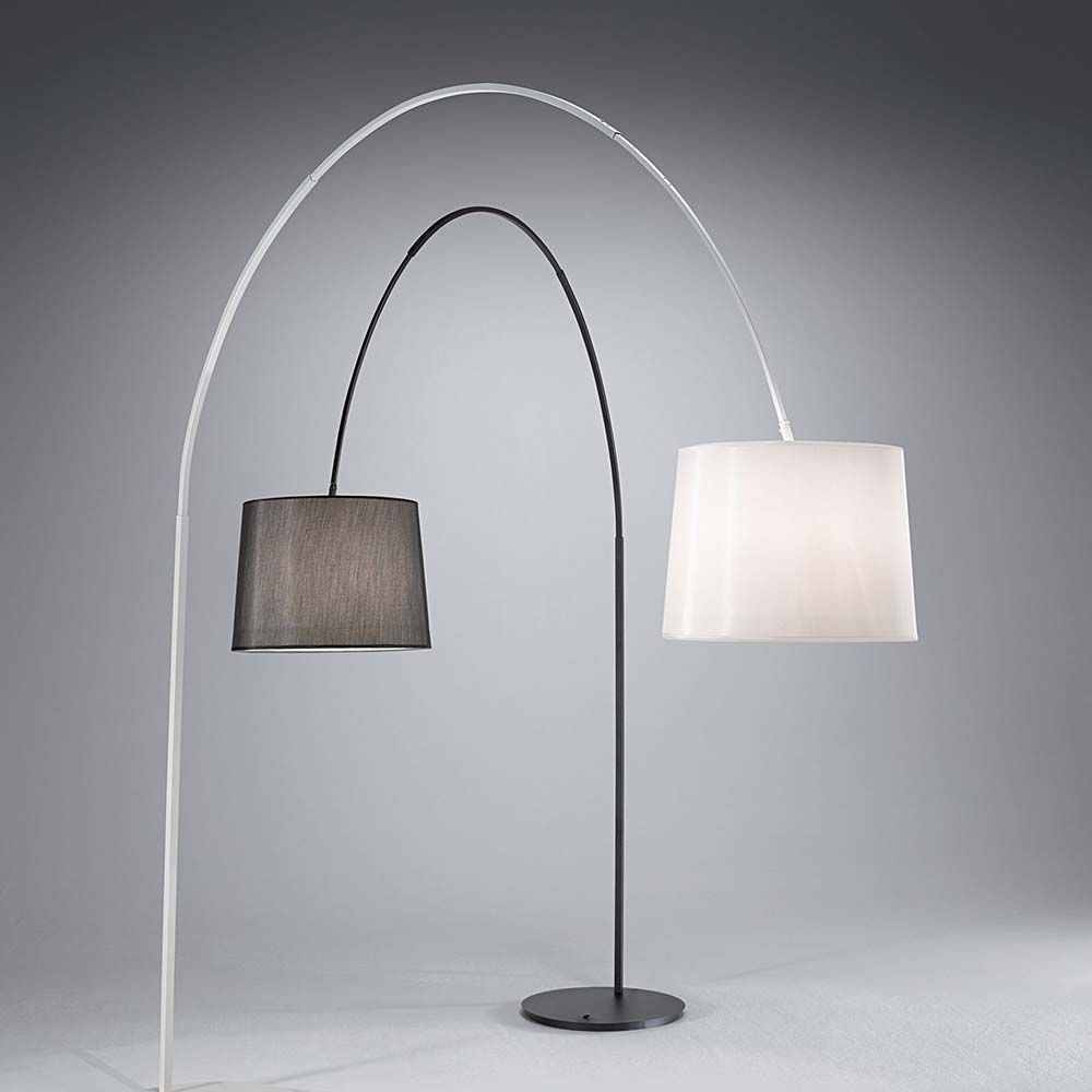 Dorsal arch floor lamp without shade 230cm