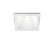 Einbaustrahler Game Square Weiß: quadratische weiße LED-Einbauleuchte für Gipskartondecken