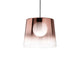 Fade Glas Pendelleuchte mit einem Durchmesser von 27 cm, elegantes Design in Shaded-Tönen.