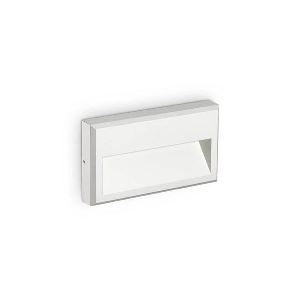 Febe LED Außen-Wandleuchte IP65 in modernem Design mit weißem Gehäuse.