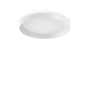 Fly LED Deckenleuchte Weiß – moderne, runde Deckenleuchte in elegantem Weiß für stimmungsvolle Beleuchtung.