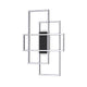 Stylische Frame LED Deckenlampe mit modernem Design und geometrischen Formen.