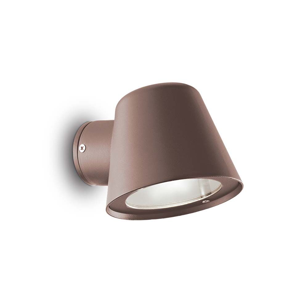 Gas Außen Wandleuchte Kaffee-Braun in modernem Design für stilvolle Außenbeleuchtung.