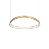 Gemini LED Ring Pendelleuchte in elegantem Gold, ideal für modernes Wohndesign und stimmungsvolle Beleuchtung.