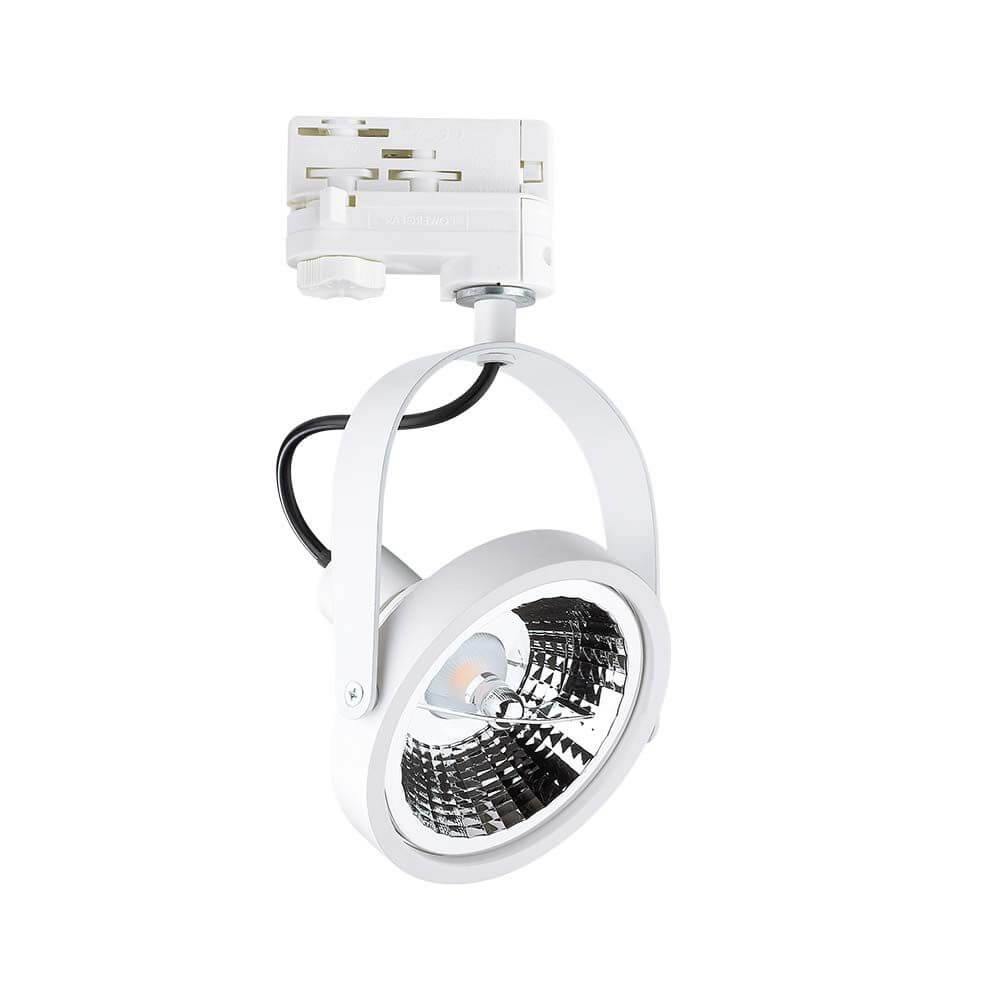 Glim Schienen-Spot 230V in modernem Design für effektive Raumbeleuchtung.