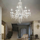 Hängeleuchte Amadeus Sp8 mit Kristallanhängern und elegantem Design im Wohnraum.