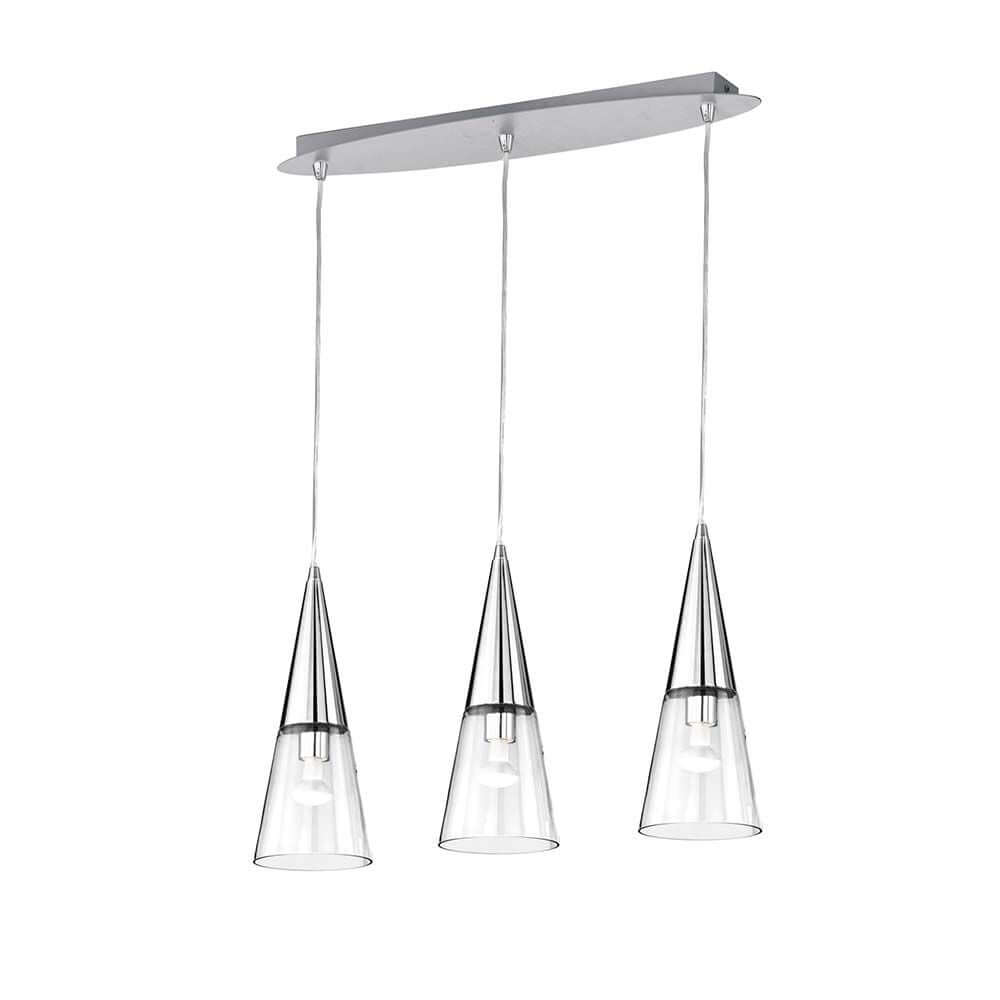 Wisząca lampa cona sp3 chrome