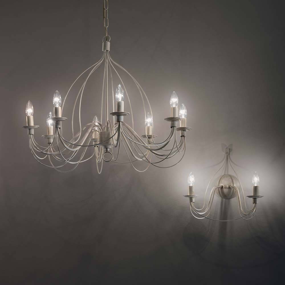 Hängeleuchte Corte Sp8 Weiß Antico