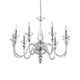 Hängeleuchte Doge Sp9 Transparent mit klaren Glaskörpern und Kerzenlampen, elegantes Design für moderne Räume.