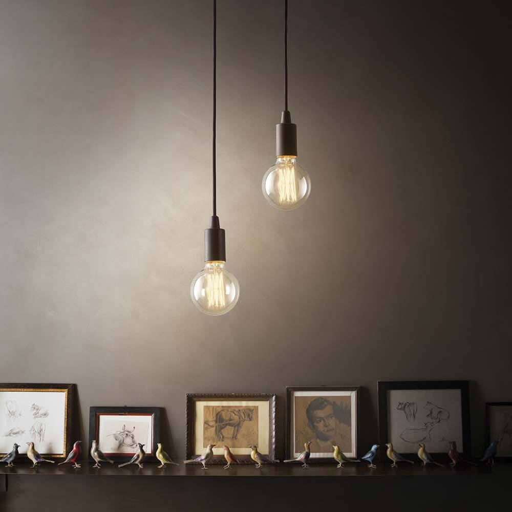 Hängeleuchte Edison Sp1 Schwarz