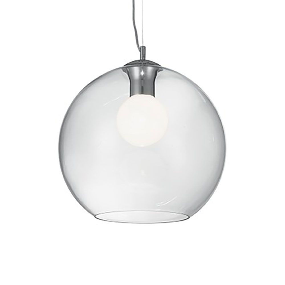 Hängeleuchte Clear Sp1 D40 mit transparentem Glas und einladendem, weichem Licht. Perfekte Beleuchtung für jeden Raum.