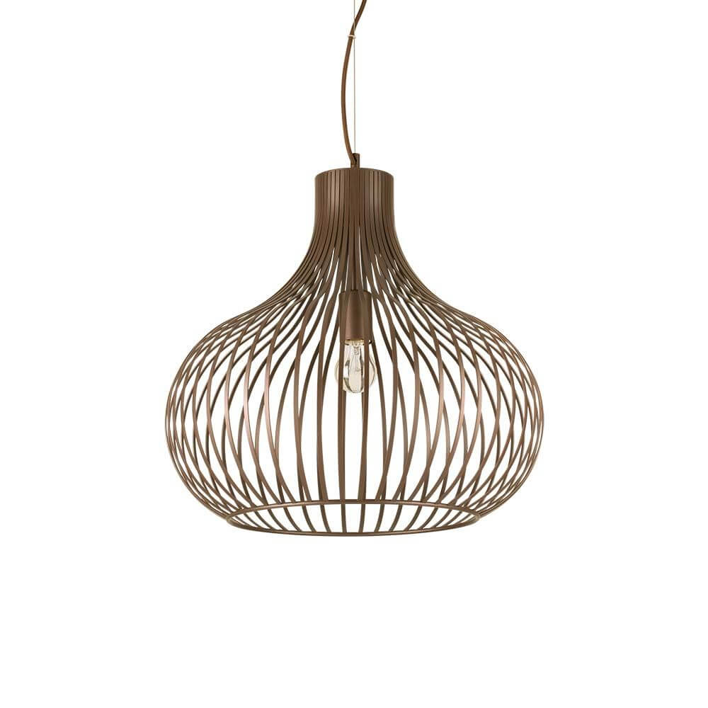 Hängeleuchte Onion Ø 48cm Braun in schickem Design, ideal für moderne Innenräume.