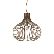 Hängeleuchte Onion Ø 48cm Braun in schickem Design, ideal für moderne Innenräume.