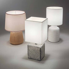 Kali Tischlampe Braun - stilvolle braune Tischlampe mit modernem Design