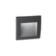 LED Außen Wandleuchte IP65 - moderne, quadratische Außenleuchte in Schwarz, ideal für den Einsatz im Freien.