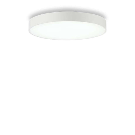 LED Deckenleuchte Halo Ø 45cm 3000K Weiß, moderne Deckenleuchte in Weiß mit gleichmäßiger Lichtverteilung.