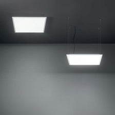 LED Einbau-Panel 60x60cm als moderne Deckenleuchte, helles Licht für Büro und Wohnraum