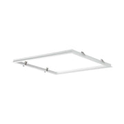 Vertiefter Rahmen für LED Panel aus weißem Aluminium für deckenbündige Montage von 60x60 cm LED-Panels