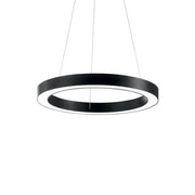 LED Pendelleuchte Oracle Ø 50cm Schwarz - elegante Deckenleuchte in Schwarz, perfekt für modernes Interior.