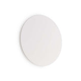 LED Wandleuchte in rundem Design, groß und weiß, ideal für moderne Innenräume und stimmungsvolle Beleuchtung.