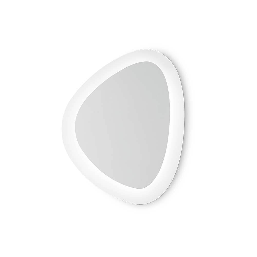 LED Wandleuchte Gingle Mittel Weiß in stilvollem Design für moderne Innenräume.