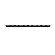 Lika LED 10-pærer loftsindbygningsspot i moderne design med 10 integrerede spots.