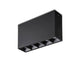 Lika LED Deckenstrahler in elegantem Schwarz mit fünf integrierten LEDs für modernes Raumdesign.