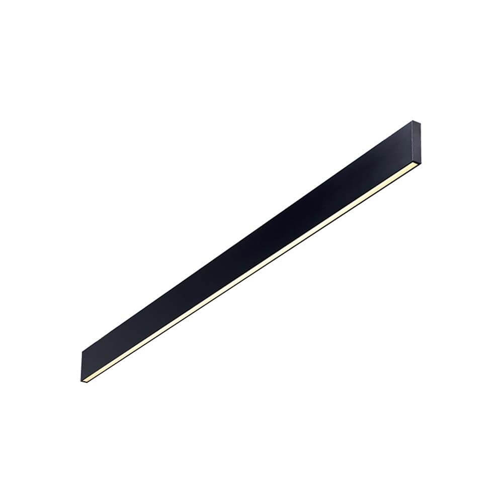 Linus LED Wandleuchte 120cm in elegantem Schwarz, modernes Design für stilvolle Beleuchtung.