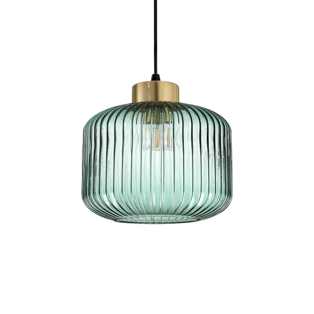Mint Glas-Pendellampe Ø 24cm