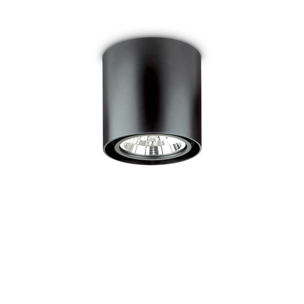 Moderne Mood Aufbauleuchte in elegantem Schwarz mit energieeffizienter LED-Technologie für stilvolle Beleuchtung.