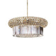 Elegante Nabucco Pendelleuchte Kristall mit funkelnden Kristallen und modernem Design, ideal für Wohnräume.