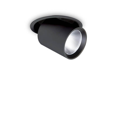 Nova LED Einbau-Spot 30W, schwarz, schwenkbar, Deckeneinbau, Frontansicht