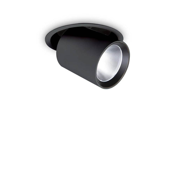 Nova LED Einbau-Spot 30W, schwarz, schwenkbar, Deckeneinbau, Frontansicht