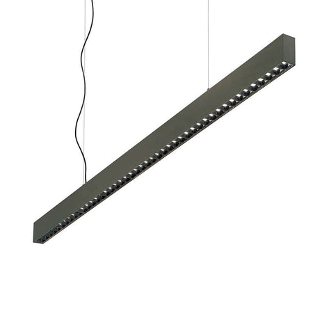 Moderne Office LED Hängeleuchte 120cm in elegantem Design, ideal für Büros und Arbeitsräume.