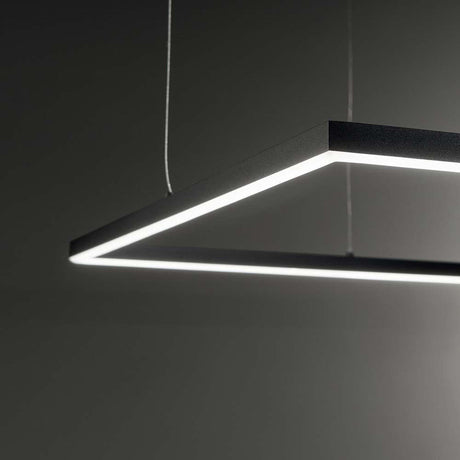 Oracle Slim LED Pendelleuchte Square in modernem Design mit schlanker, quadratischer Form und heller LED-Beleuchtung.