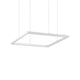 Oracle Slim LED Pendelleuchte Square in rechteckiger Form, modernes Design, schwebend aufgehängt.
