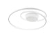 Moderne Oz LED Deckenlampe Metall mit eleganten runden Lichtleisten.