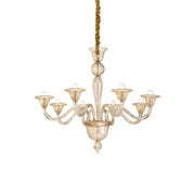 Pendelleuchte Brigitta 8-flg. Amber, Klar – elegante Designleuchte für stilvolles Ambiente.