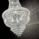 Pendelleuchte Dubai 10-flg. Chrom. Elegante Kristallleuchte mit funkelndem Design.