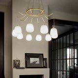 Pendant Lamp Carousel 10-Flg. Mässing