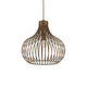 Pendelleuchte Onion Ø 38cm Braun in einzigartigem Design aus braunem Material.