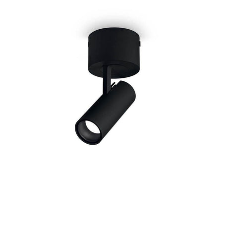 Play LED takspot i elegant svart design for moderne interiører.